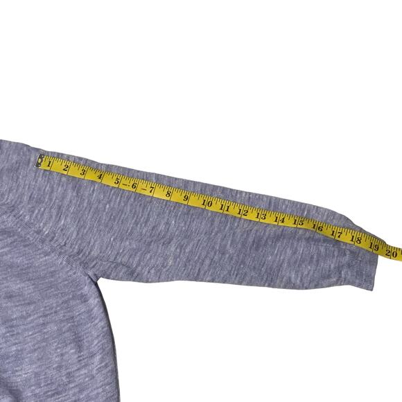 Women's J. CREW Size S Dual Zip Front Linen Blend Cardigan Sweater Lightweight - Picture 6 of 8